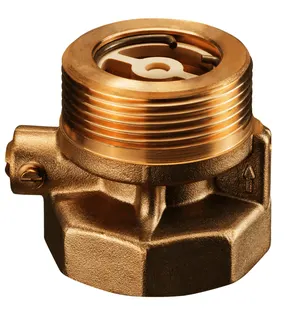 Oventrop Messing-Sperrventil mit Ent- lüfter SVE 2", 107 03 10