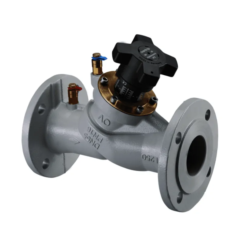 Oventrop Strangreg.Vent.Hydrocontrol VFC DN100,PN16,Flansch/DIN,2Meßvent.,GG25