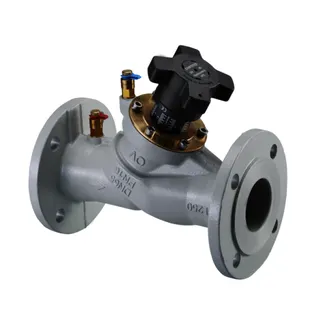 Oventrop Strangreg.Vent.Hydrocontrol VFC DN125,PN16,Flansch/DIN,2Meßvent.,GG25