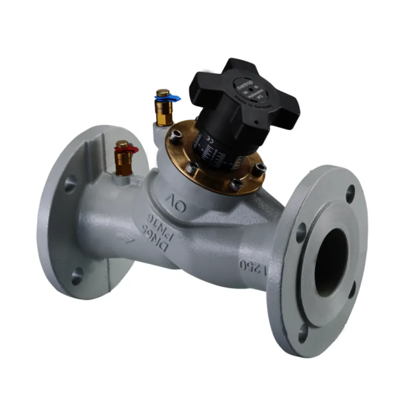 Oventrop Strangreg.Vent.Hydrocontrol VFC DN150,PN16,Flansch/DIN,2Meßvent.,GG25