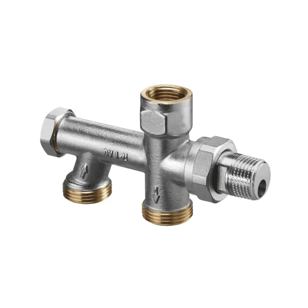 OVENTROP-Uno Einrohr-Anschlussstück DN15 3/4" AG für vertauschten VL u RL,1013164