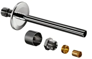 Oventrop Wandanschluss-Set 1fach verchromt DN15, Nr. 1169553