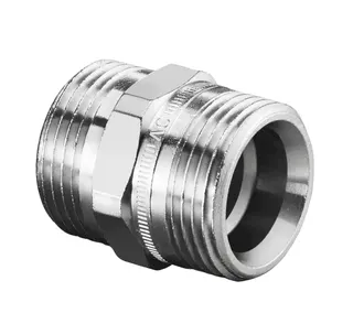 Oventrop Doppelnippel vernickelt G 3/4" AG x 3/4" AG, 102 82 63