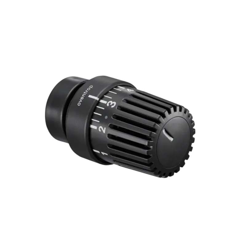 Oventrop Thermostat Uni LH anthrazit mit Decoring, 101 14 67