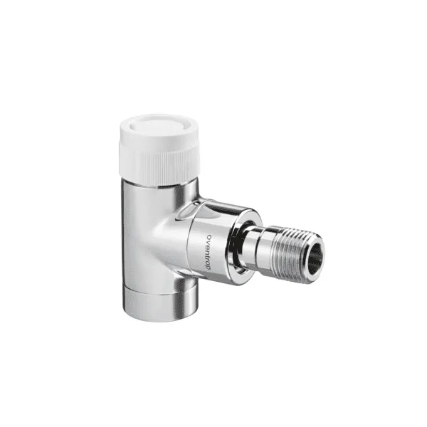 Oventrop TV-Unterteil Baureihe E 1/2" Eck verchromt M 30x1,5, Nr. 116 30 52