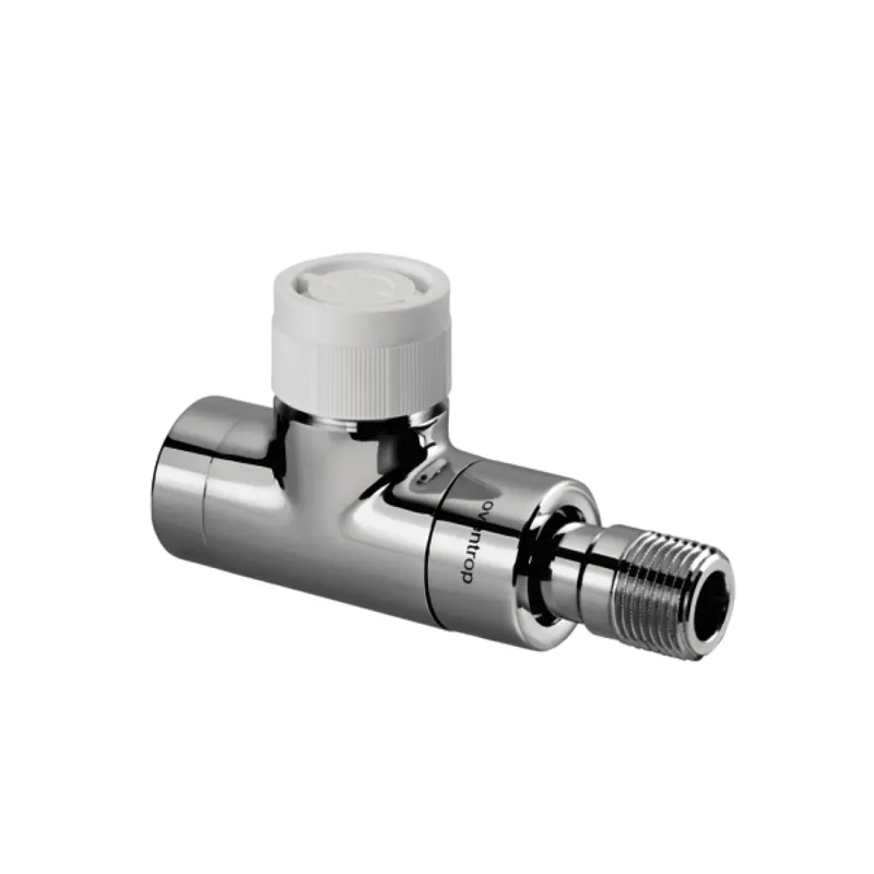 OVENTROP Thermostatventil "Baureihe E" DN15, 1/2", PN10, Durchgang, anthrazit