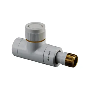 Oventrop TV-Unterteil Baureihe E 1/2" Dg weiß M 30x1,5, Nr. 116 31 62 – Bild 2