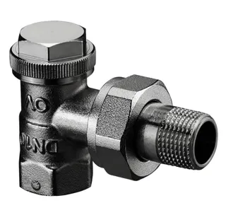 OVENTROP-Heizkörper-Verschraubung "Combi 3" DN15 1/2", PN10,Eck, Rg/Ms, vern., 1090362 – Bild 3