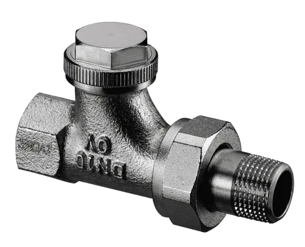 OVENTROP-Heizkörper-Verschraubung "Combi 3" DN10 3/8", PN10, Dg, Rg/Ms, vern., 1090461