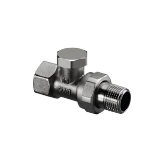 OVENTROP-Heizkörper-Verschraubung "Combi 2" DN15 1/2", PN10, Durchgang, Ms, vern.,1091162