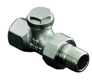 OVENTROP-Heizkörper-Verschraubung "Combi 3" DN10 3/8", PN10, Dg, Rg/Ms, vern., 1090461 – Bild 3