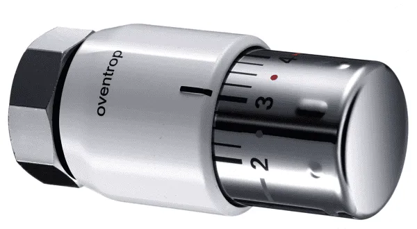 Oventrop Thermostat UNI SH mit Flüssig- Fühler M30x1,5 Edelstahl-Design,1012085