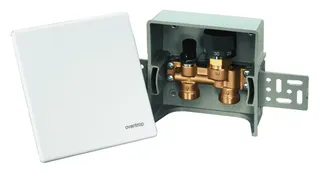 OVENTROP-Einzelraumregel. "Unibox E RTL" m.Rücklauftemp.begr.,57mm,weiß,1022631