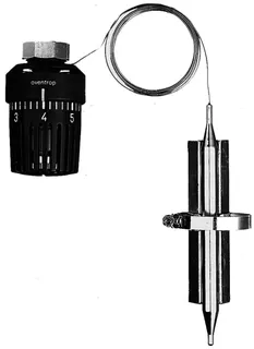 Oventrop Temperaturregler m.Anlegefühler Regelbereich 50-80'C M 30x1,5, 114 28 64 – Bild 2