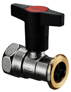 Oventrop Optibal P Pumpenkugelhahn,mess. m. Sperrventil DN32 1 1/4x2" 1078172 – Bild 2