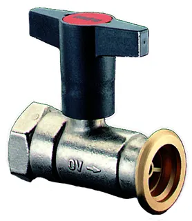Oventrop Optibal P Pumpenkugelhahn,mess. o. Sperrventil DN32 1 1/4x2" 1078372 – Bild 2