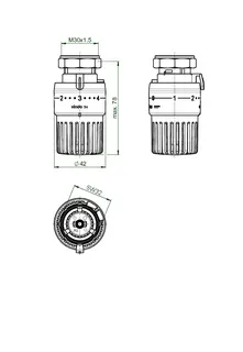 Oventrop Thermostat vindo TH (M30x1,5) mit Flüssigfühler weiss, Nr. 1013066 – Bild 4
