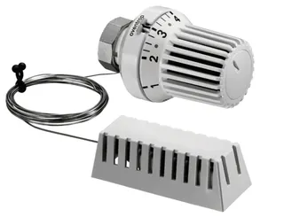 OVENTROP-Thermostat "Uni XH" 1011565 7-28 C, 0 * 1-5, Fernfühler 2 m, weiß – Bild 2