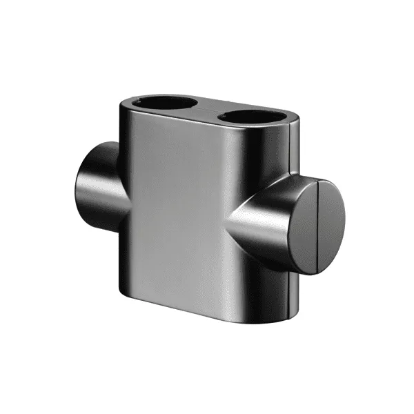 Oventrop Design Abdeckung Nr.1184090 für Multiblock T" ,Durchgangsform Edelstahl