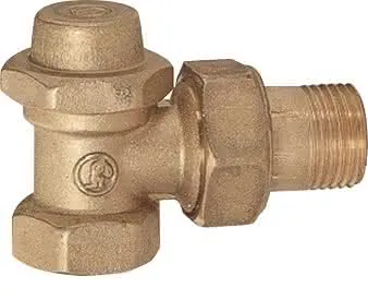 Giacomini-messing absperrbare Verschr. Eck 1" R14, Nr. R14Y005