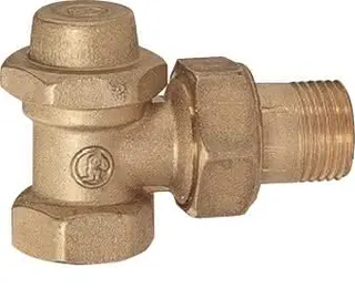 Giacomini-messing absperrbare Verschr. Eck 1" R14, Nr. R14Y005