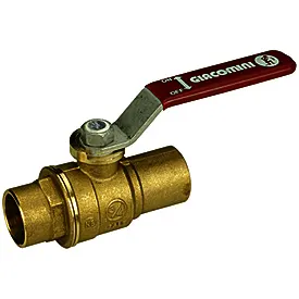 Kugelhahn mit Lötanschluß und Hebel- griff messing 15mm, Nr. R258Y002