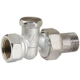 Giacomini Heizkörper-Rücklaufverschraubung R17D Durchgang 3/4" verchromt, Nr. R17DX004