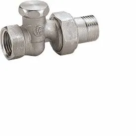 Giacomini Absperrverschraubung 3/8" durchg.mess.verchr,max110´C,PN10,R17X002