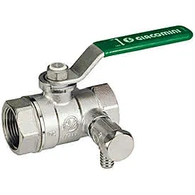 Giacomini Trinkwasser-Kugelhahn m. Entl. DIN-EN 13828,1/2",Nr. R250SX143