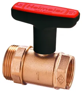 Heimeier Globo H Kugelhahn mit AG 0601-04.000, DN 25 x 11/4"AG