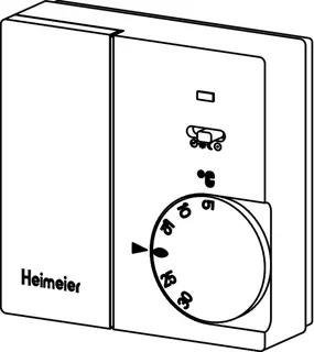 Heimeier Radiocontrol F Raumtemperatur- regelung Raumsender BA, Nr. 1640-00.500 – Bild 3
