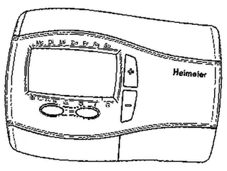 Heimeier Radiocontrol F Raumsender mit digitaler Zeitschaltuhr, Nr. 1640-02.500 – Bild 2