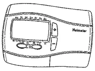 Heimeier Radiocontrol F Raumsender mit digitaler Zeitschaltuhr, Nr. 1640-02.500 – Bild 3