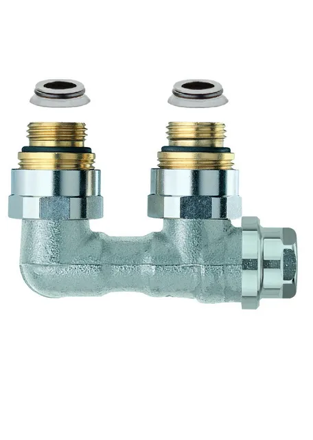 Heimeier Vekolux Anschlussverschraubung Zweirohrsystem Eck 1/2", 0531-50.000