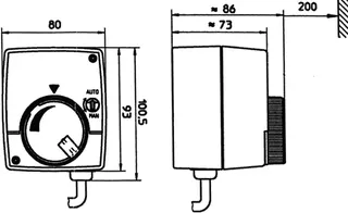 Heimeier M106 Stellantrieb mit Adapter f.Globo KH 10-32, Nr. 0600-00.700 – Bild 5