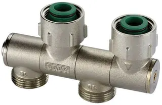 Simplex VarioCon-Hahnblock N2 für Heiz- körper mit 3/4" Außengewinde, Nr.F12002