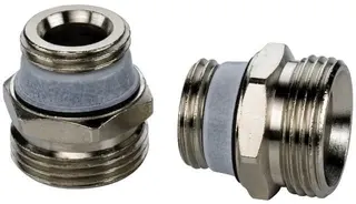 Simplex Anschlussset D5 best.aus: 2 Anschlussnippel 1/2x3/4", Nr.F10391
