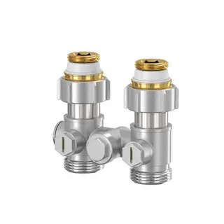 Simplex Einrohrarmatur D1/50 Durchg. für Vtl.-Kompaktheizk.1/2"MG,v Dg/ns, F10001