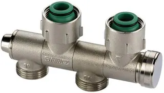 Simplex Ein-Zweirohrbetrieb Typ U2 Eck f.Heizkörper mit 3/4" AG, v/n, F10027