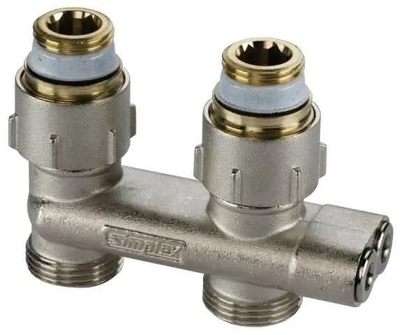Simplex Umlenkstück Dg mit Absperrung Typ D1/50 f. Hzk.1/2" IG,v Dg/ns, F10076