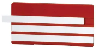 Simplex Schild mit 3 Leerleisten grau 100x50mm, Nr.F55104.03