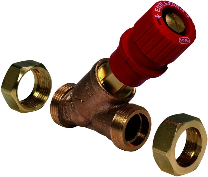Honeywell Kombi-3-Plus rotes Handrad 3/8" AG V5000X0010