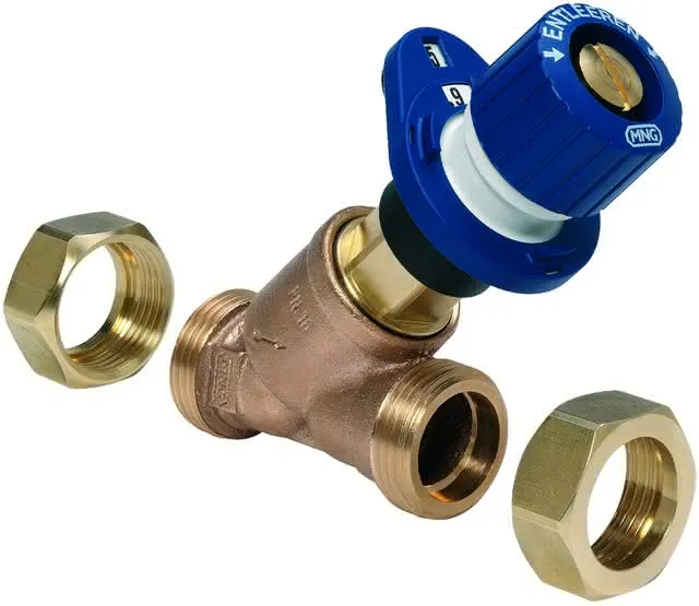 Honeywell Kombi-3-Plus blaues Handrad 1"AG V5010X0025