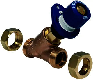 Honeywell Kombi-3-Plus blaues Handrad 11/4" AG V5010X0032 – Bild 2