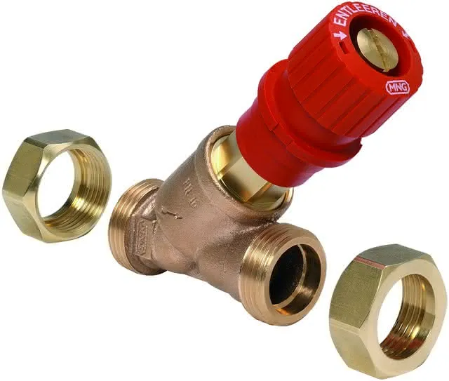 Honeywell Kombi-3-Plus rotes Handrad 2" AG V5000X0050
