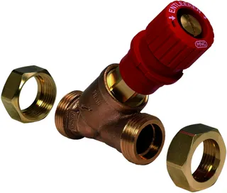 Honeywell Kombi-3-Plus rotes Handrad 2" AG V5000X0050 – Bild 2