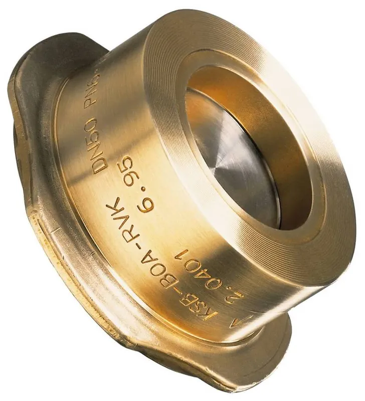 KSB Einklemm-Rückschlagventil BOA-RVK Gehäuse aus Messing, PN16 DN40