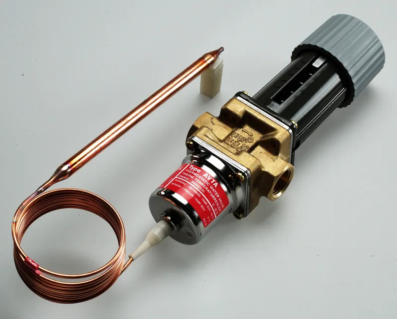 Danfoss Temperaturregler AVTA 15,Rp 1/2 25-65 C,kvs:1,9,Fühler d:9,5mm,003N0045