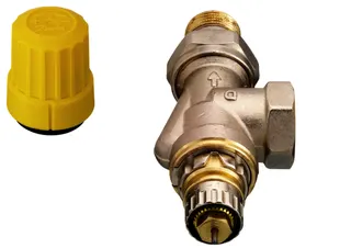 Danfoss Ventilgehäuse RA-UN 15 R 1/2, UK (Axial),matt vern. 013G3043 – Bild 3