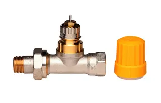 Danfoss Ventilgehäuse RA-UN 10 R 3/8, Durchgang, matt vern., 013G3002